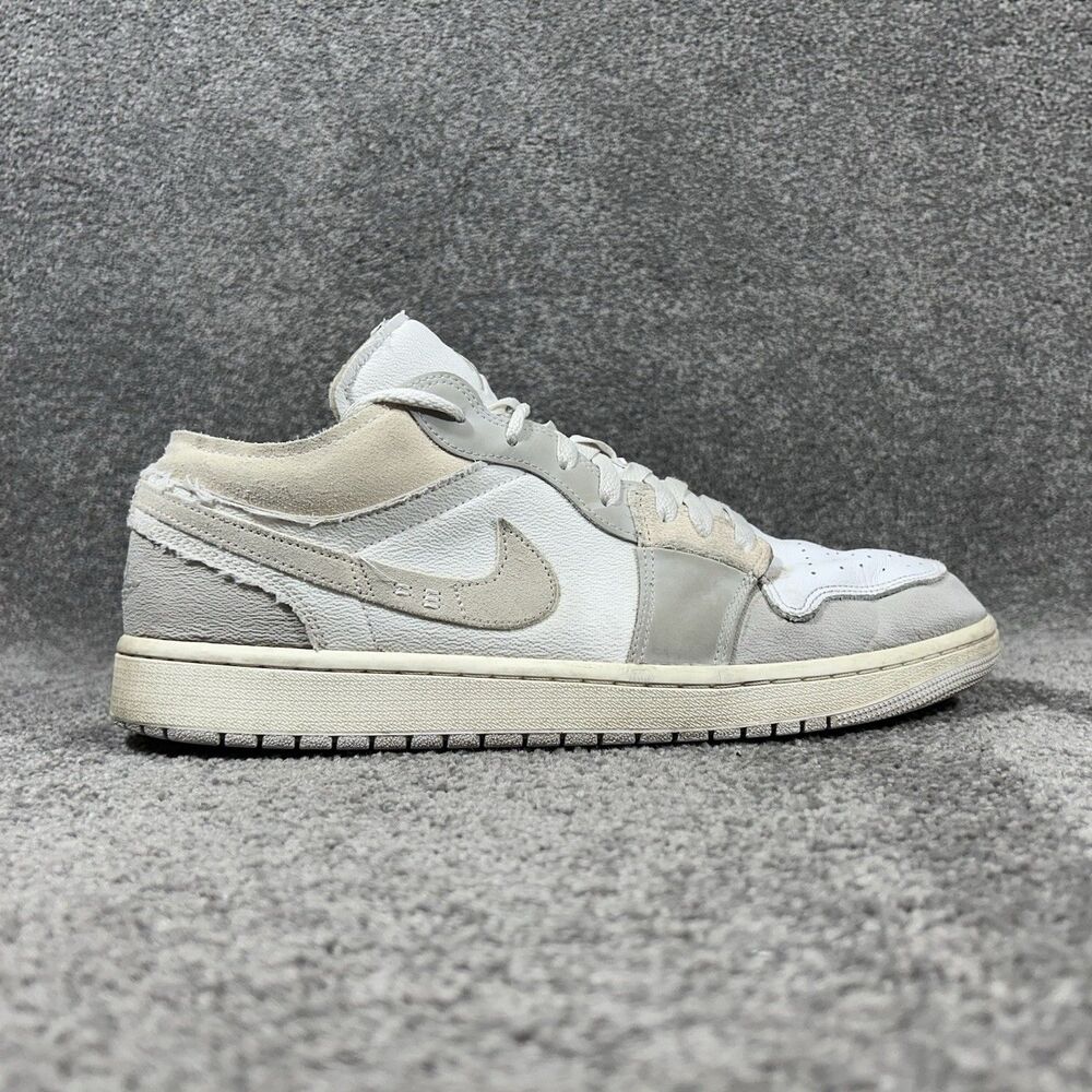 Nike Air Jordan 1 Low SE Craft Inside Out Men's Size 12 Tech Gray Athletic Shoes